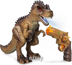 Dinosaur Toys Jurassic T Rex Battle Attack Shooting Action Figure Multifunction