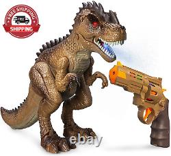 Dinosaur Toys Jurassic T Rex Battle Attack Shooting Action Figure Multifunction