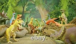 Dinosaurs & CO. Big All 16 Types Figure Complete Set Box Toy T-REX DeAGOSTINI