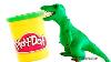 Dinosaurs Play Doh Stop Motion T Rex Dinosaur Animation Tyrannosaurus Rex Dinosaur Toy Eggs Jurassic