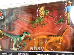 Fallen Kingdom Legacy Collection Dr. Alan Grant & Dinosaurs Action Figure 6-Pack