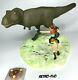 Figurine Lara Croft Tomb Raider Scène T-Rex Dinosaure Atlas Eidos Collector