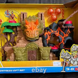 Fisher Price Imaginext Dino Fortress Gift Set T-Rex Dinosaur & Accessory Playset