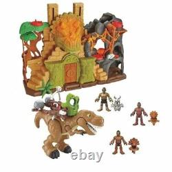 Fisher Price Imaginext Dino Fortress Giftset T-Rex Dinosaur and Accessories NDP