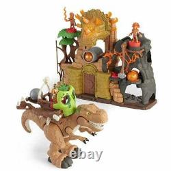 Fisher Price Imaginext Dino Fortress Giftset T-Rex Dinosaur and Accessories Set