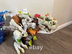 Fisher-Price Imaginext Ultra Ice Blue and white T-Rex Dinosaur. Tested