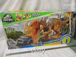 Fisher price Imaginext Jurassic World Dinosaur NEW Rex T rex 2' long Box park