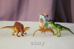 GIANT LOT RARE Schleich/Safari Jurassic Dinosaurs T-Rex Triceratops Stegosaurus