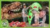 Giant Dinosaur Egg With Toys 35 Minutes Of T Rex Ranch Videos For Kids