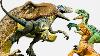 Giant Jurassic World T Rex Vs Angry Raptors Epic Camp Cretaceous Dinosaur Toy Battle