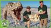 Giant T Rex Dinosaur Vs Park Rangers Pretend Play Escape Adventure With Dinosaurs Toys For Kids