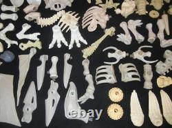 HUGE Lot Vintage 1988 Kenner Bone Age Dinosaur T-REX TRITOPS PTERO DYNACUS +More