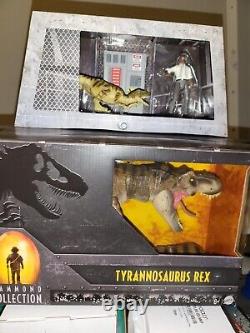 Hammond Collection Jurassic Park T-REX and 2021 SDCC Exclusive Ray Arnold Scebe