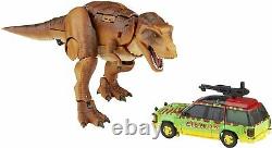 Hasbro Jurassic Park Transformers Mash-Up Tyrannocon Rex and Autobot JP93 Set