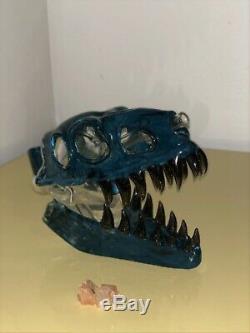 Heady Dinosaur Head T Rex glass water pipe USA Glass
