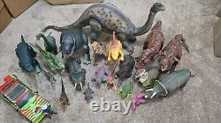 Huge Kenner 90s Jurassic Park & Dinosaur Figures 23pc Lot Vintage READ AS IS