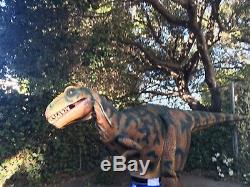 Huge Lifelike Baby T-Rex Dinosaur Costume With Roar and Stomp Waterproof