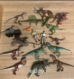 Huge Lot 90s Vintage Kenner JURASSIC PARK JP Dinosaurs Figures 30+ T-Rex Raptor