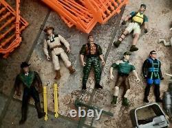 Huge VINTAGE JURASSIC PARK Kenner Figures Set, 3 Vehicles, Dinosaurs, 50+ Pieces