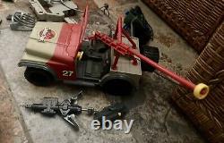 Huge VINTAGE JURASSIC PARK Kenner Figures Set, 3 Vehicles, Dinosaurs, 50+ Pieces