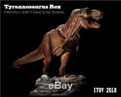 ITOY Dinosaur Model Tyrannosaurus Rex PVC toy T. Rex Jurassic Park Jurassic World