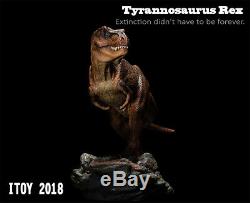 ITOY Rexy Tyrannosaurus Rex Statue Trex Dinosaur Model Collector Decor Toy Gift