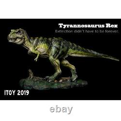 ITOY Studio Tyrannosaurus Statue T Rex (green) Dinosaur Model BNIB