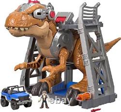 Imaginext Jurassic World T. Rex Dinosaur Toy with Owen Grady Figure plus Light