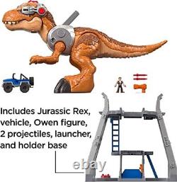Imaginext Jurassic World T. Rex Dinosaur Toy with Owen Grady Figure plus Light