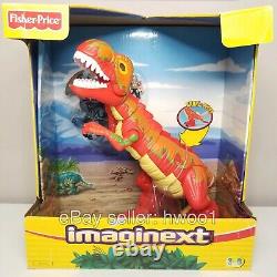 Imaginext Mega T-Rex L6577 Red Dinosaur Fisher-Price Sealed in Original Box 2007