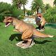 JQ86192 Scaled Jurassic T-Rex Raptor Dinosaur Statue