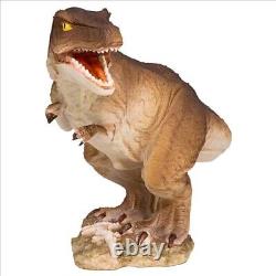 JQ86192 Scaled Jurassic T-Rex Raptor Dinosaur Statue