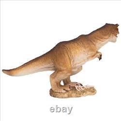 JQ86192 Scaled Jurassic T-Rex Raptor Dinosaur Statue