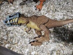 JURASSIC WORLD T-Rex Thrash N Throw Extreme Chomp Epic Roarin Dino Escape 4Lot