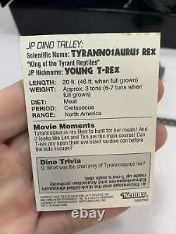 Jurassic Park 1994 Young T-Rex Tyannosaurus Rex Damage Wound WithCard Box CIB