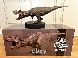Jurassic Park Bronze T-Rex Sideshow Chronicle Collectible Statue Rare Sold Out
