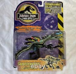 Jurassic Park Chaos Effect Compsognathus Dinosaur Figure MOMC Rare Mint Card