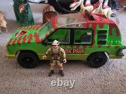 Jurassic Park Electronic T-rex tested certain lots of 13 dinosaurs Jeep and man
