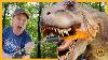 Jurassic Park Fan Film With Giant Jurassic World T Rex Dinosaur Vs Aaron U0026 Lb The Funquesters