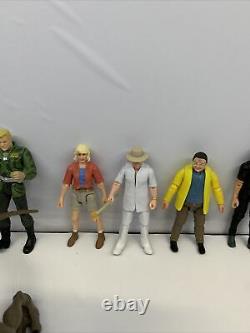 Jurassic Park Figures LOT of 13 Vintage Toys Collectibles Hard To Find Oop RARE
