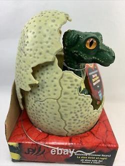 Jurassic Park III 3 T-Rex Dino Egg Hatchling Hasbro Electronic Box 29384 Working