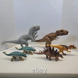 Jurassic Park Jurassic World Dinosaurs Toy Figures Indominus Lot of 6