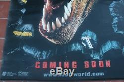 (Jurassic Park) LOST WORLD film/ Mundo Perdido, T rex dinosaur, poster