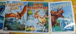 Jurassic Park Mosasaurus Velocicoaster Dinosaur T-Rex 7 Poster Print Set