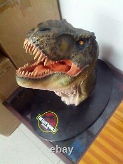 Jurassic Park TLW T-Rex Prop BUST Replica SWS Dinosaur statue