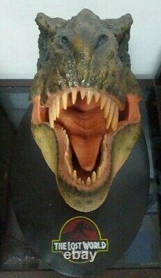 Jurassic Park TLW T-Rex Prop BUST Replica SWS Dinosaur statue