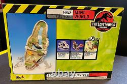 Jurassic Park The Lost World Tyrannosaurus Rex Mini World 3 Dinosaurs NEW SEALED