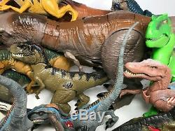 Jurassic Park Vintage Dinosaur Action Figure Lot T-Rex Raptor