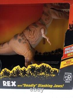 Jurassic Park YOUNG TYRANNOSAURUS REX withDino-Damage 1993 Kenner with card(NICE)
