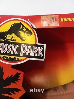 Jurassic Park YOUNG TYRANNOSAURUS REX withDino-Damage 1993 Kenner with card(NICE)